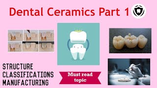 Dental Ceramics  Part 1 [upl. by Eibocaj]