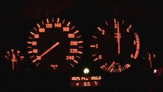 BMW 525 tds E39 143hp acceleration [upl. by Gariepy920]