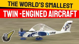 Cri Cri  Worlds Smallest Twin Engine Aircraft [upl. by Eityak]