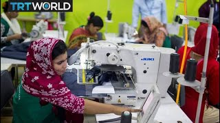 Bangladesh garment industry accounts for 80 of exports  Money Talks [upl. by Ainod]