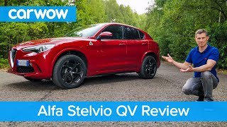 Alfa Stelvio Quadrifoglio 510hp review  see why it’s the ONLY fun SUV  carwow [upl. by Enelez612]