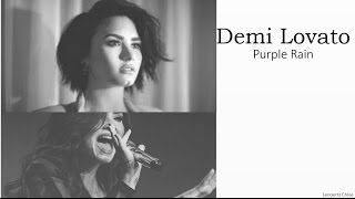 Demi Lovato  Purple Rain Lyrics [upl. by Middlesworth]