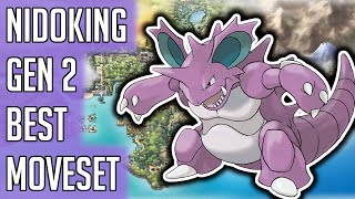 Nidoking Gen 2 Best Moveset  Nidoking Best Moveset Moves Pokemon Gold Silver Crystal [upl. by Avuha]