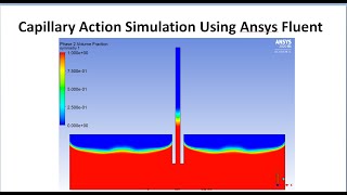 Capillary Action Simulation Using Ansys Fluent [upl. by Nylrehs]