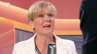 Nadine Morano face à JeanJacques Bourdin en direct [upl. by Ahsiuqet251]