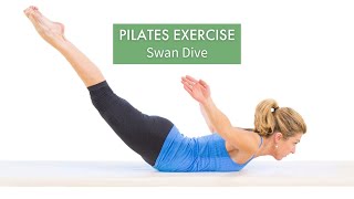 Pilates Exercise Swan Dive  Pilates Anytime [upl. by Onabru]