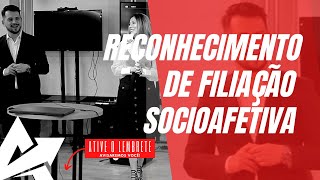 DIREITO DE FAMÍLIA Reconhecimento de filiação socioafetiva [upl. by Nilrac878]