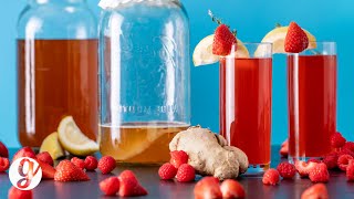 Making Homemade Kombucha and Scoby  GRATEFUL [upl. by Aidnama]