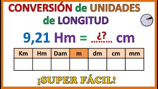 CONVERSIÓN de UNIDADES de LONGITUD  Muy fácil  2 [upl. by Berkin]