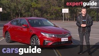 Kia Optima 2018 review Si [upl. by Anahsat]