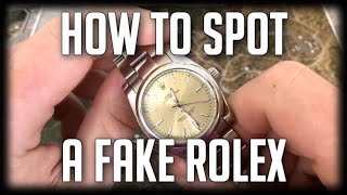 Flaws of a Fake Rolex Oyster Perpetual [upl. by Cinemod486]