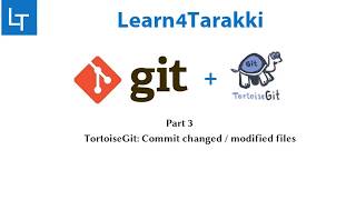 TortoiseGit Tutorial 3 git add staging  commit and push [upl. by Anerys248]