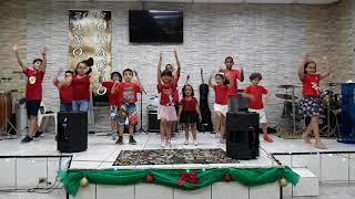 É NATAL  CRISTINA MEL  COREOGRAFIA DAS CRIANÇAS [upl. by Dich]