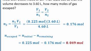 CHEMISTRY 101  Avogadros Law [upl. by Carlota]