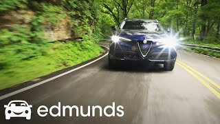 2018 Alfa Romeo Stelvio Review  Edmunds Test Drive [upl. by Wende]