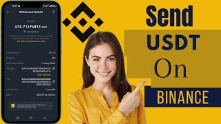 How To Send USDT From Binance To Another Wallet [upl. by Ainnet]