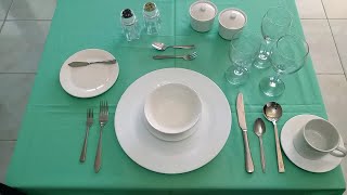 Table Setting  Formal Setup [upl. by Yriek518]