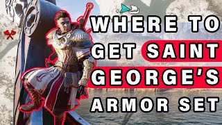 Where to Find SAINT GEORGE Legendary Armor Set Item Locations ► Assassins Creed Valhalla [upl. by Julide608]