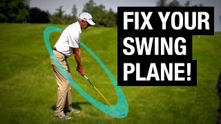 How To Fix Your Golf Swing Plane PGA PRO EXPLAINS [upl. by Roselia]