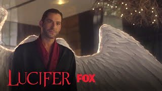 Lucifer Shows Linda That His Wings Have Grown Back  Season 3 Ep 1  LUCIFER [upl. by Cristal]