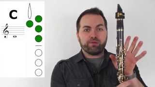 Clarinet  The 5Note Scale C D E F G [upl. by Aniles688]