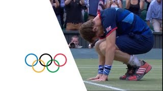 Andy Murray Defeats Roger Federer For Olympic Tennis Gold  London 2012 Olympics [upl. by Kynan871]