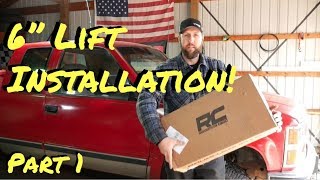 Chevy Truck Rough Country Lift Install  Part 1  Vice Grip Garage EP48 [upl. by Anoblav]