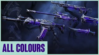 REAVER SKINS SHOWCASE ALL COLOURS  VALORANT REAVER COLLECTION [upl. by Akemehc]