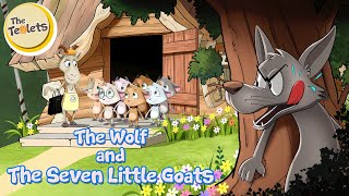 The Wolf and The Seven Little Goats I Big Bad Wolf I Fairy Tales I Bedtime Stories I The Teolets [upl. by Natsirc]