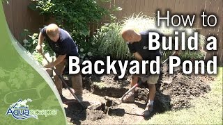 How To Build a Backyard Pond [upl. by Nnyltiak884]