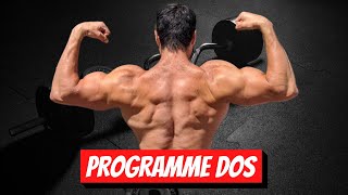 MON PROGRAMME DOS EN MUSCULATION [upl. by Culley]