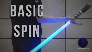 BasicSpin  Single Lightsaber Trick [upl. by Maddock]