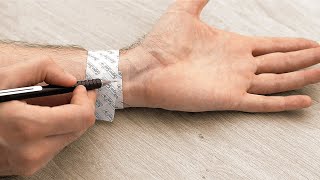 How To MEASURE Your Wrist for a watch [upl. by Davon519]