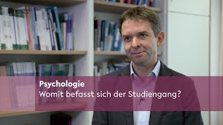 Psychologie Womit befasst sich der Studiengang [upl. by Nutsud205]