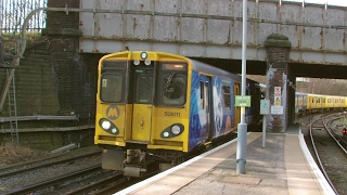 Half an Hour at 216  Birkenhead North Station 1022017  Class 507 508 terminus [upl. by Herahab]