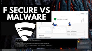 F Secure Test vs Malware [upl. by Ralaigh]