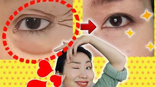 Lift Droopy Eyelids by Wink Exercise👁💕Remove Eye Bags and Reduce Wrinkles Crow Feet in 7 Days [upl. by Amikehs694]