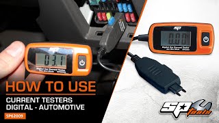 DIGITAL AUTOMOTIVE CURRENT TESTER  SP TOOLS SP62008 amp SP62009 [upl. by Seyah]