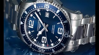 LONGINES HYDROCONQUEST AUTOMÁTIC quotBluequot 44mm 2021 [upl. by Redfield659]