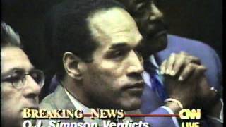 OJ Simpson Verdict  FULL CNN [upl. by Ajed]