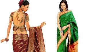 HOW TO WRAP A SARI AND WEAR IT [upl. by Anitsirhc]