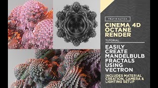 Cinema 4D And Octane Render  Easily Create Mandelbulb Fractals Using Vectron [upl. by Charmion122]