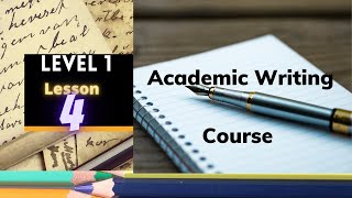 Academic Writing Level 1 Lesson 4 Coordinating and Subordinating Conjunctions [upl. by Vittorio]