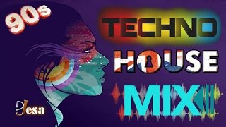 90s TECHNO HOUSE RETRO MIX Changa de los 90  FLASHBACK [upl. by Zima]