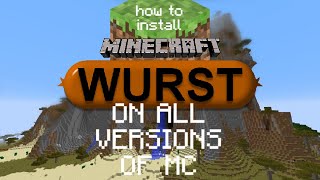 How to get Wurst Client for 189 Windows  2020 [upl. by Leinod]