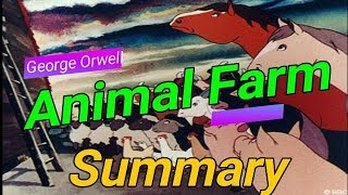 Animal Farm by George Orwell Summary  Learn English Through Story [upl. by Acirt]