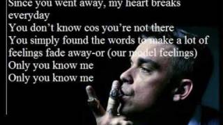 Robbie Williams  You Know Me w Lyrics on screen [upl. by Eenel]