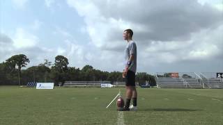 Target Line  How to Kick a Field Goal Series by IMG Academy Football 4 of 5 [upl. by Waller]