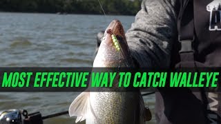 The Most EFFECTIVE Way To Catch WALLEYE EASY How To [upl. by Mazonson261]