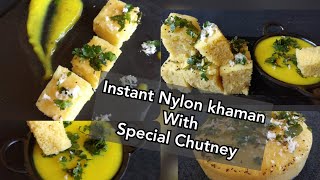 Halwai Style Nylon Khaman amp ChutneyGujarati Khaman With Tips PrasadamMoms kitchen [upl. by Ecirtael304]